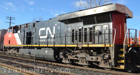 Locomotive CN2298 left side / coté gauche